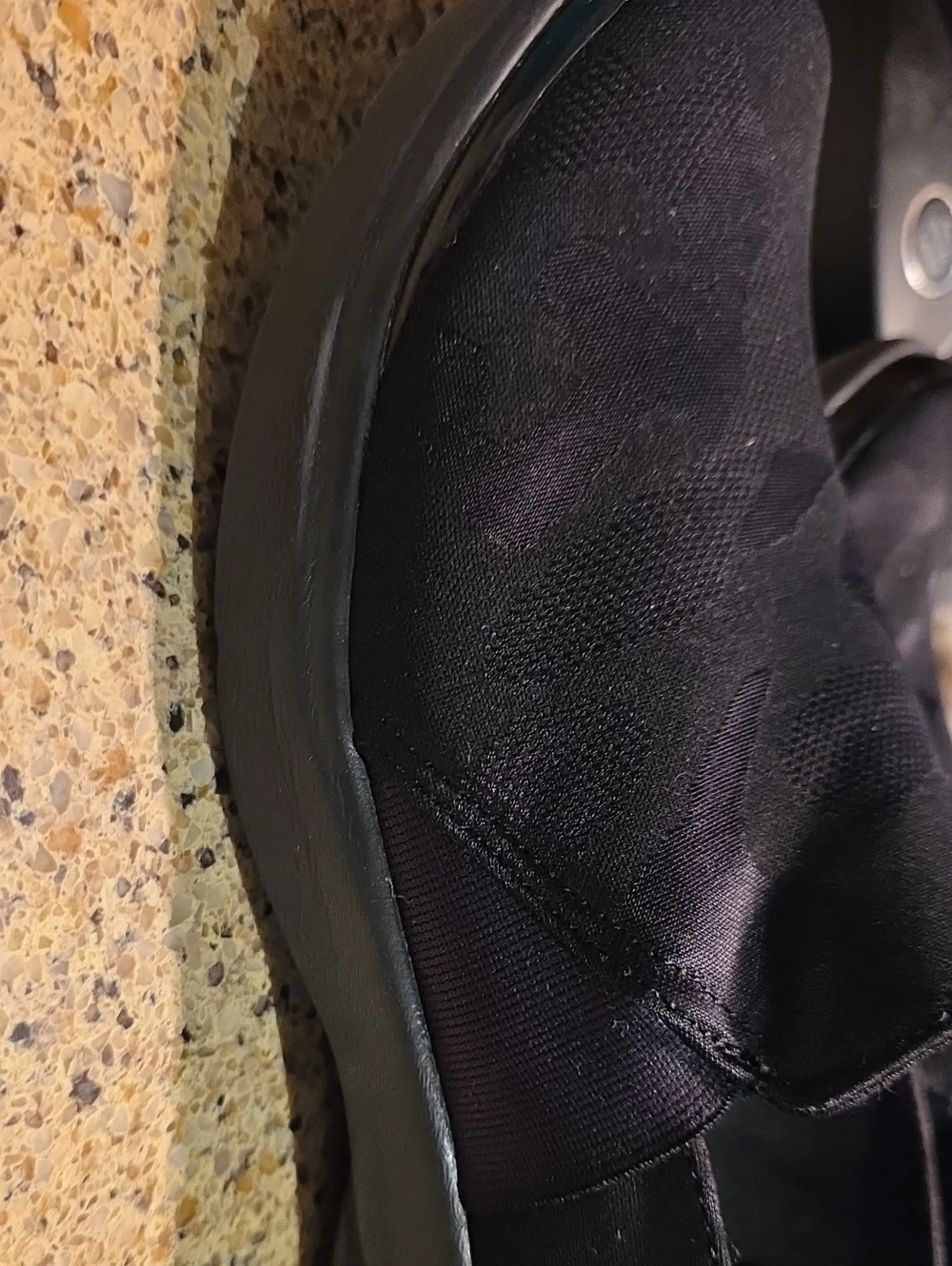 Bzees Black Slip-On Sneakers